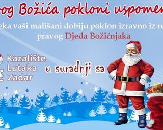 Predstava i poklon Djeda Božićnjaka u Kazalištu lutaka Zadar